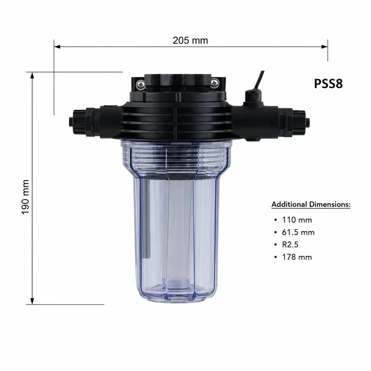 portasondas-piscina-pss8-seko-dimensiones.webp